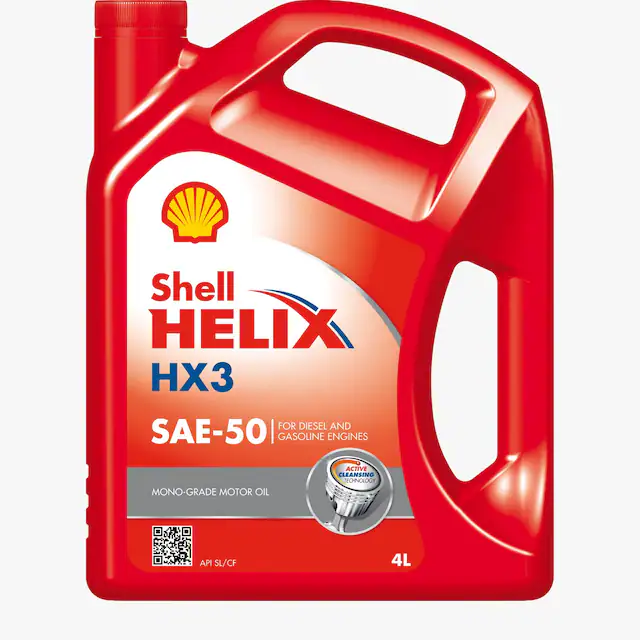 ACEITE SHELL HELIX HX3 50 SL/CF 1LITRO  (9198)