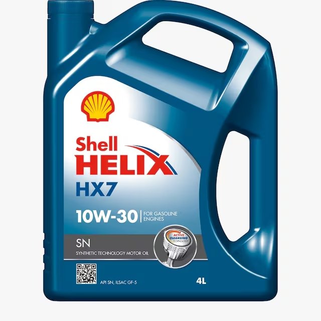 ACEITE SHELL HELIX HX7 SN 10W30  4LITROS   (5571)