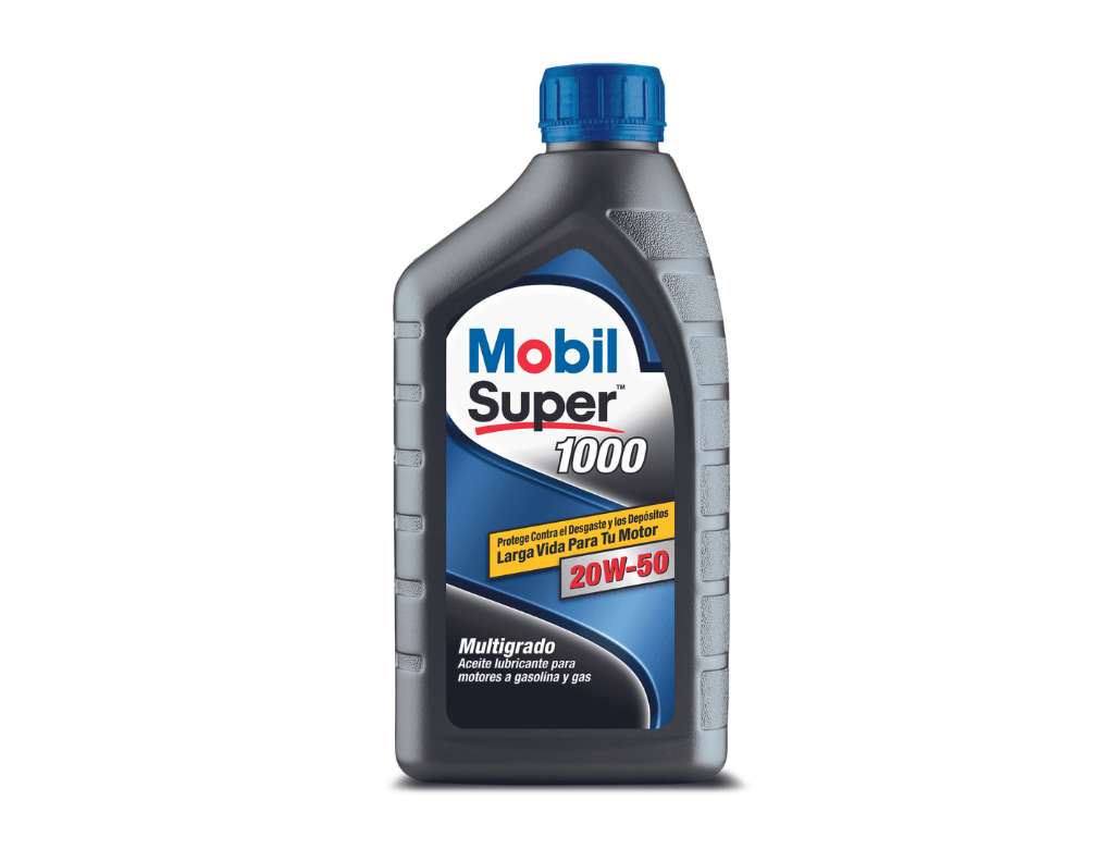 MOBIL SUPER 1000  20W50 CUARTO CARRO  (121927)