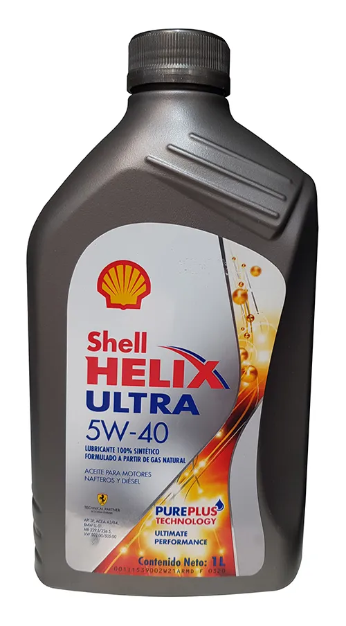 ACEITE SHELL HELIX ULTRA  5W40 LITRO     (9194)