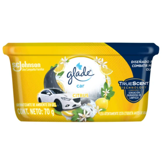 AMBIENTADOR GLADE MINIGEL CARRO- CITRUS  (13772)